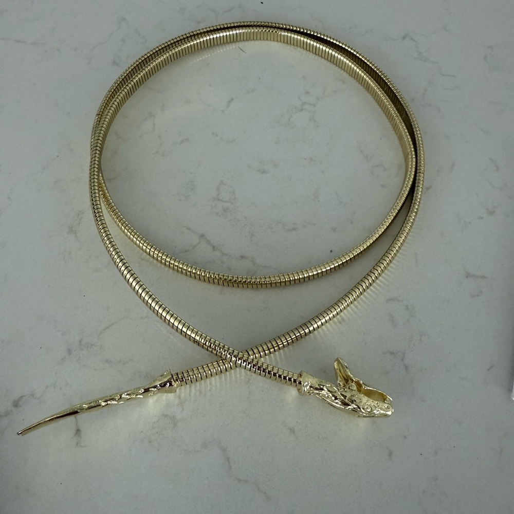 Gold Snake Necklace